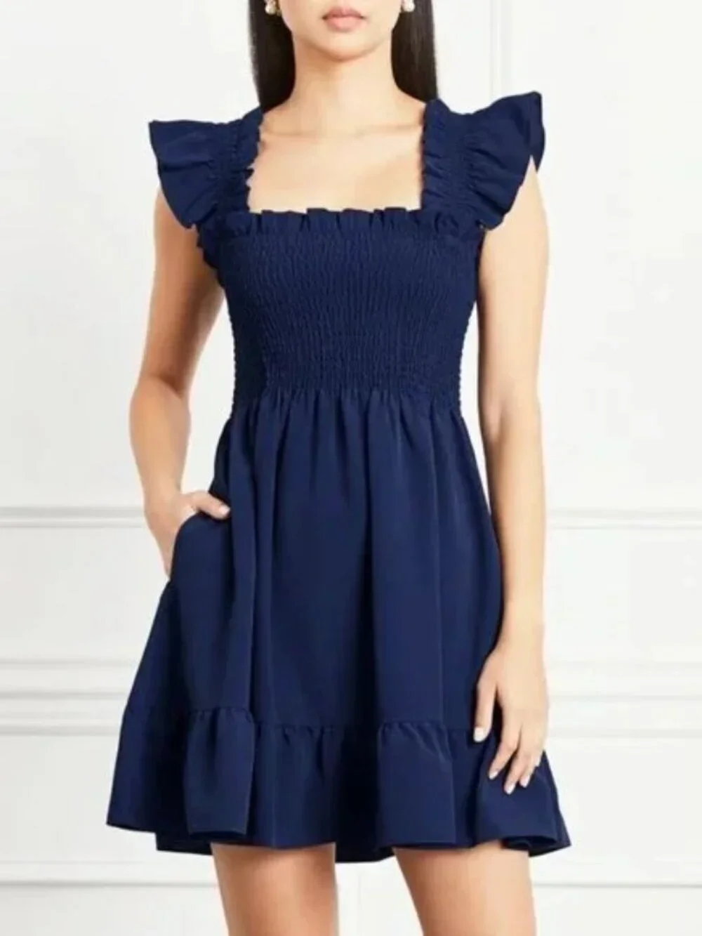 n*t様 House on the hill Dress ネイビー　80センチ House on the hill dress ネイビー 80cm Hill House Home The Ava Nap